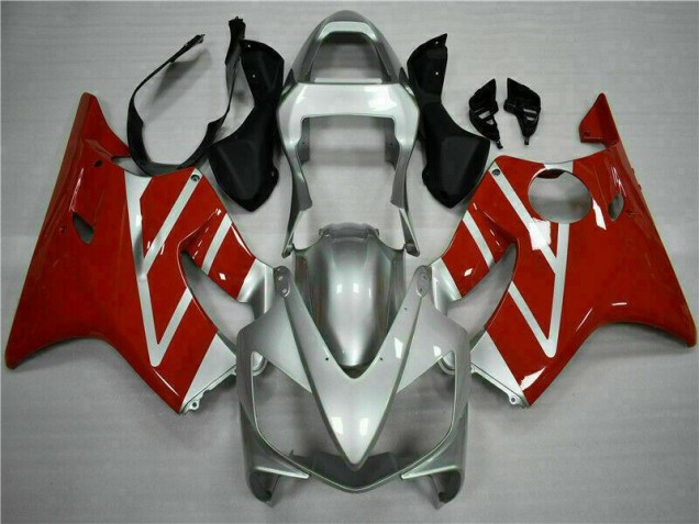 Kit Completo Carenado Moto CBR 600 F4i 01-03 - Rojo Plata Kit Completo Carenado Moto CBR 600 F4i 01-03 - Rojo Plata