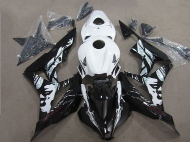 Kit Completo Carenado Moto CBR 600 RR 07-08 - Negro Blanco