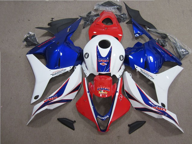 Kit Completo Carenado Moto CBR 600 RR 09-12 - Rojo Blanco Azul HRC