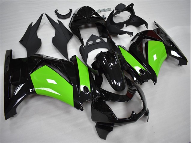 Kit Completo Carenado Moto EX250 08-12 - Negro Verde