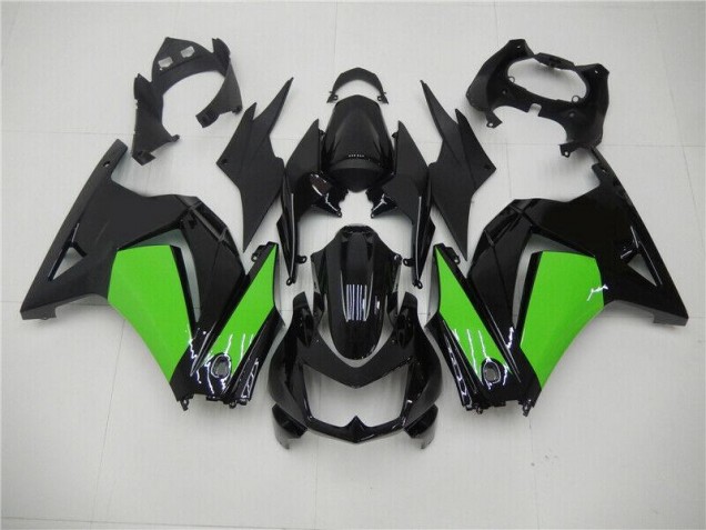 Kit Completo Carenado Moto EX250 08-12 - Negro Verde