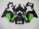 Kit Completo Carenado Moto EX250 08-12 - Negro Verde
