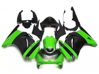Kit Completo Carenado Moto EX250 08-12 - Verde Negro
