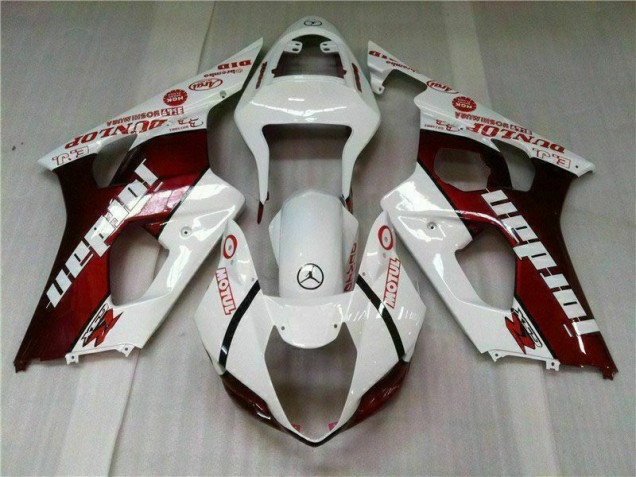 Kit Completo Carenado Moto GSXR 1000 K3 03-04 - Rojo Blanco Kit Completo Carenado Moto GSXR 1000 K3 03-04 - Rojo Blanco