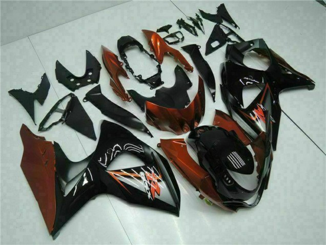Kit Completo Carenado Moto GSXR 1000 K9 09-16 - Marrón Negro Kit Completo Carenado Moto GSXR 1000 K9 09-16 - Marrón Negro