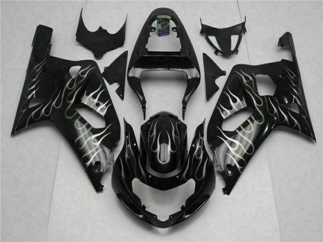 Kit Completo Carenado Moto GSXR 600 / 750 K1 K2 K3 01-03 - Negro Kit Completo Carenado Moto GSXR 600 / 750 K1 K2 K3 01-03 - Negro
