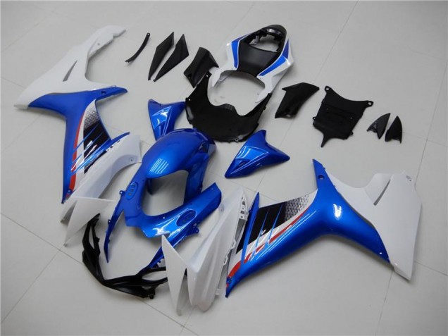 Kit Completo Carenado Moto GSXR 600 / 750 K11 11-21 - Azul Blanco Kit Completo Carenado Moto GSXR 600 / 750 K11 11-21 - Azul Blanco