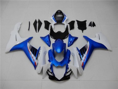 Kit Completo Carenado Moto GSXR 600 / 750 K11 11-21 - Azul Blanco
