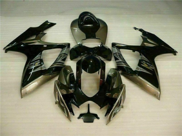Kit Completo Carenado Moto GSXR 600 / 750 K6 06-07 - Negro Gris