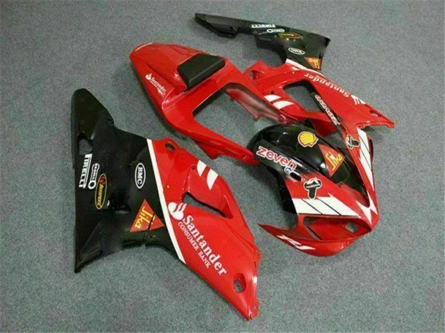Kit Completo Carenado Moto R1 00-01 - Rojo