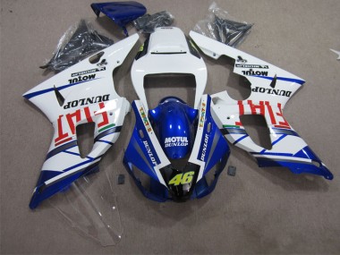 Kit Completo Carenado Moto R1 09-11 - Azul Blanco Motul Dunlop 46