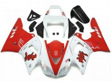 Kit Completo Carenado Moto R1 98-99 - Rojo Blanco