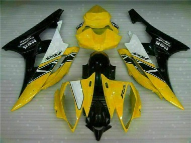 Kit Completo Carenado Moto R6 06-07 - Amarillo Negro