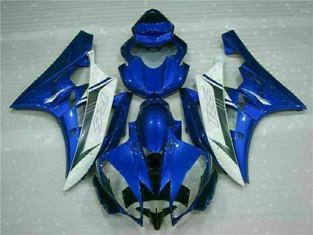 Kit Completo Carenado Moto R6 06-07 - Azul Blanco