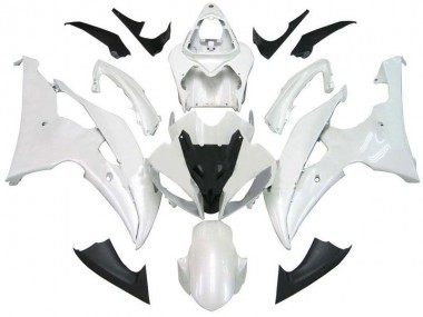 Kit Completo Carenado Moto R6 08-16 - Blanco Perla