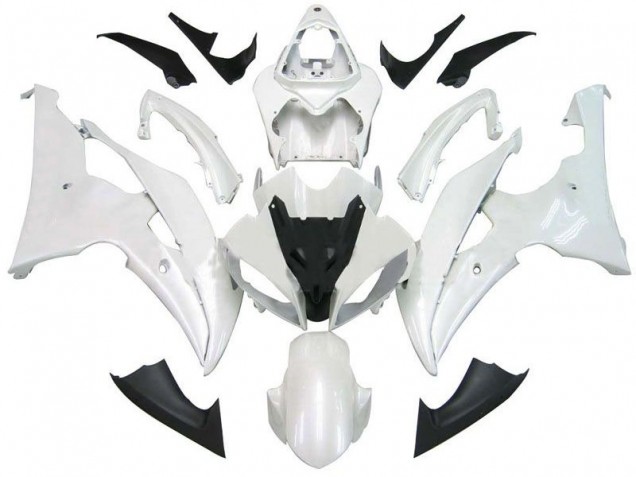 Kit Completo Carenado Moto R6 08-16 - Blanco Perla Kit Completo Carenado Moto R6 08-16 - Blanco Perla
