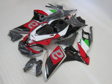 Kit Completo Carenado Moto RSV4 09-15 - Negro Rojo