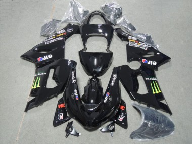 Kit Completo Carenado Moto ZX6R 05-06 - 3M Touch4 Monster Negro