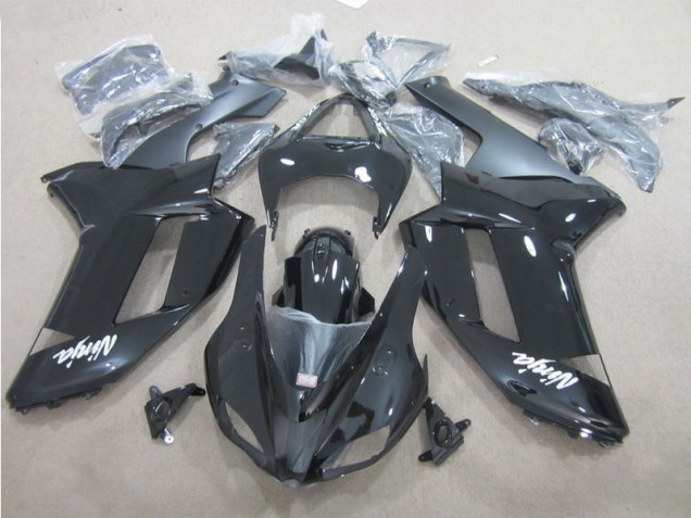 Kit Completo Carenado Moto ZX6R 07-08 - Negro Blanco