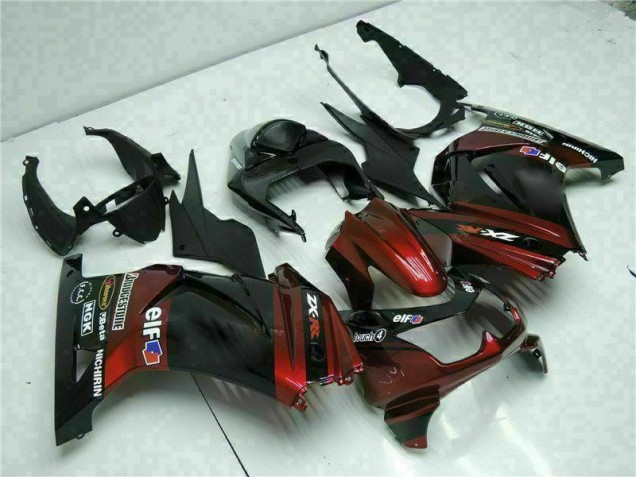 Kits ABS Carenado Motocicleta EX250 08-12 - Negro