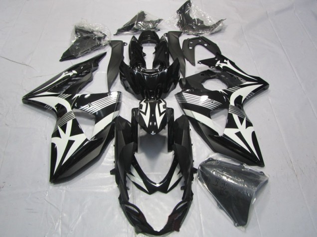 Kits ABS Carenado Motocicleta GSXR 1000 K9 09-16 - Negro Blanco Kits ABS Carenado Motocicleta GSXR 1000 K9 09-16 - Negro Blanco