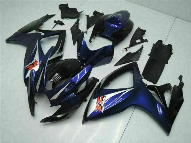 Kits ABS Carenado Motocicleta GSXR 600 / 750 K6 06-07 - Azul Negro Kits ABS Carenado Motocicleta GSXR 600 / 750 K6 06-07 - Azul Negro