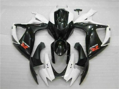 Kits ABS Carenado Motocicleta GSXR 600 / 750 K6 06-07 - Blanco Negro