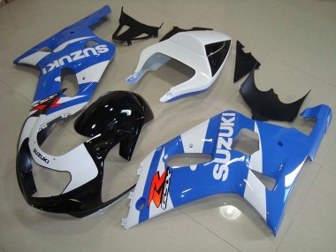 Kits ABS Carenado Motocicleta GSXR 750 K1 K2 K3 01-03 - Azul Blanco