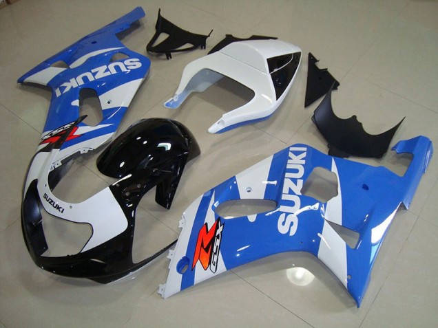 Kits ABS Carenado Motocicleta GSXR 750 K1 K2 K3 01-03 - Azul Blanco