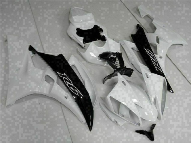 Kits ABS Carenado Motocicleta R6 06-07 - Blanco Negro Kits ABS Carenado Motocicleta R6 06-07 - Blanco Negro