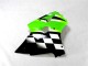 Kits ABS Carenado Motocicleta ZX6R 00-02 - Verde Negro Blanco Kits ABS Carenado Motocicleta ZX6R 00-02 - Verde Negro Blanco