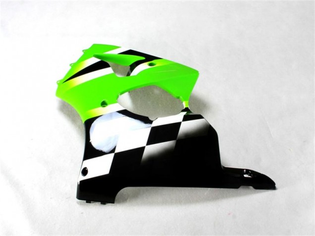 Kits ABS Carenado Motocicleta ZX6R 00-02 - Verde Negro Blanco Kits ABS Carenado Motocicleta ZX6R 00-02 - Verde Negro Blanco