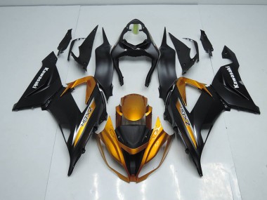 Kits ABS Carenado Motocicleta ZX6R 13-18 - Oro Negro