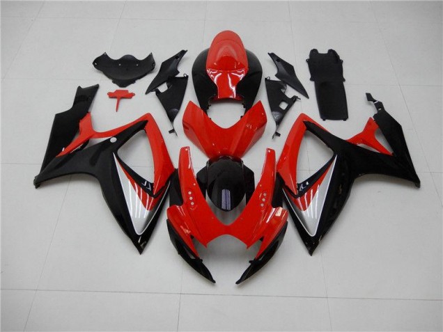 Kits Carenado Moto GSXR 600 / 750 K6 06-07 - Rojo Negro Kits Carenado Moto GSXR 600 / 750 K6 06-07 - Rojo Negro