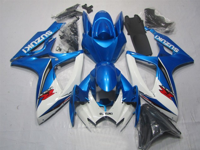 Kits Carenado Moto GSXR 600 K6 06-07 - Azul Blanco
