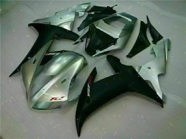 Kits Carenado Moto R1 02-03 - Plata Negro