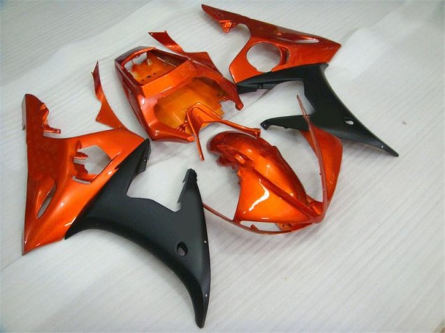 Kits Carenado Moto R6 03-05 - Naranja Negro Kits Carenado Moto R6 03-05 - Naranja Negro