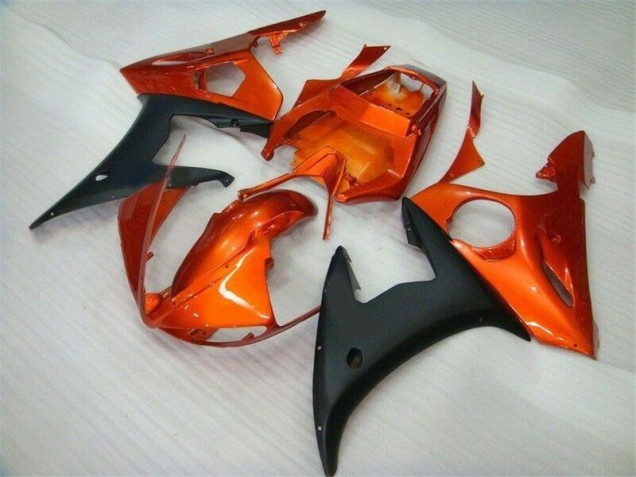 Kits Carenado Moto R6 03-05 - Naranja Negro Kits Carenado Moto R6 03-05 - Naranja Negro