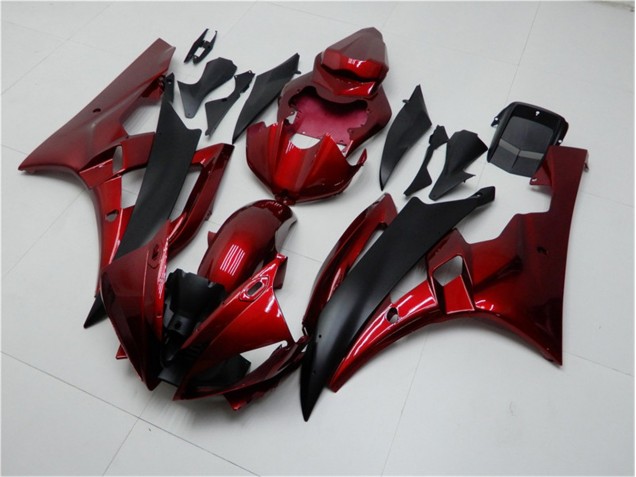Kits Carenado Moto R6 06-07 - Rojo Negro