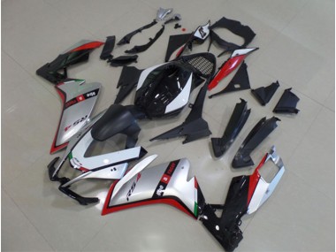 Kits Carenado Moto RS4 50 125 11-18 - Negro Plata Rojo