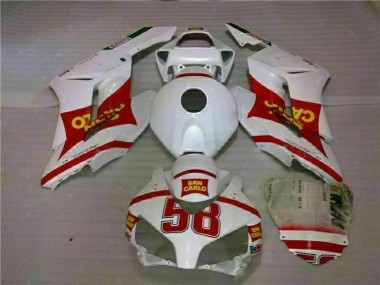 Kits Completo Carenado Moto ABS CBR 1000 RR 04-05 - Blanco Rojo