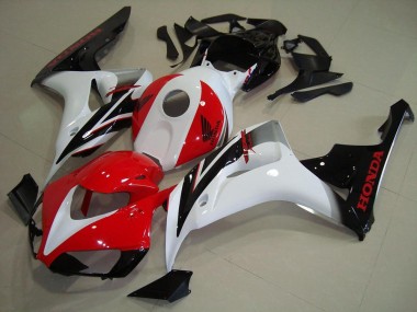 Kits Completo Carenado Moto ABS CBR 1000 RR 06-07 - Rojo Blanco Negro