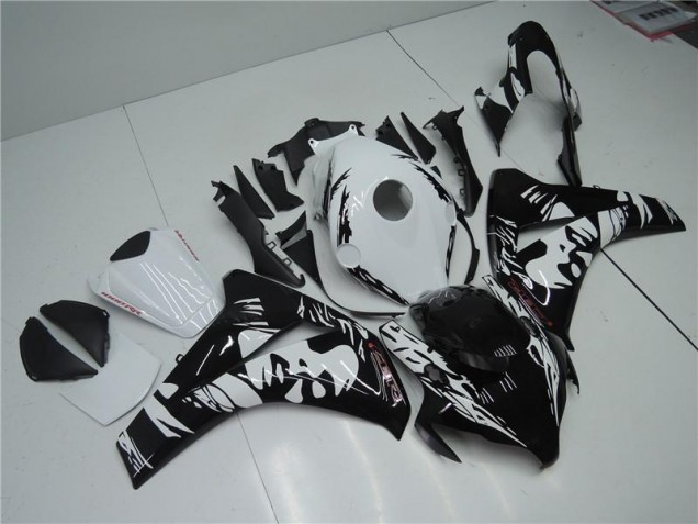 Kits Completo Carenado Moto ABS CBR 1000 RR 08-11 - Negro Blanco