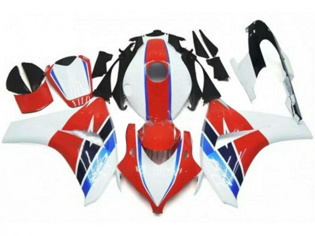 Kits Completo Carenado Moto ABS CBR 1000 RR 08-11 - Rojo Blanco