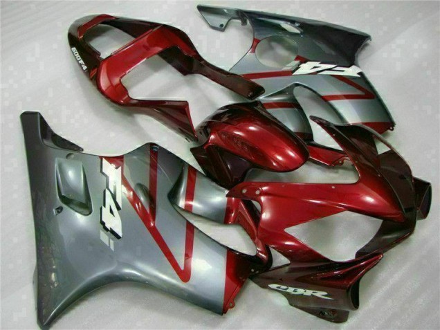 Kits Completo Carenado Moto ABS CBR 600 F4i 01-03 - Rojo Plata Kits Completo Carenado Moto ABS CBR 600 F4i 01-03 - Rojo Plata