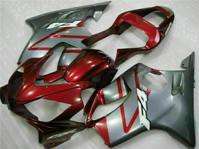 Kits Completo Carenado Moto ABS CBR 600 F4i 01-03 - Rojo Plata Kits Completo Carenado Moto ABS CBR 600 F4i 01-03 - Rojo Plata