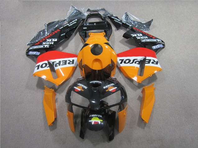 Kits Completo Carenado Moto ABS CBR 600 RR 05-06 - Naranja Negro Repsol Kits Completo Carenado Moto ABS CBR 600 RR 05-06 - Naranja Negro Repsol