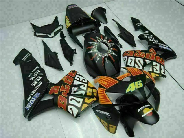 Kits Completo Carenado Moto ABS CBR 600 RR 05-06 - Negro