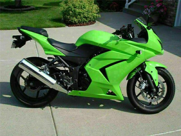 Kits Completo Carenado Moto ABS EX250 08-12 - Verde