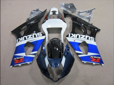 Kits Completo Carenado Moto ABS GSXR 1000 K3 03-04 - Azul Blanco Calcomanía